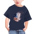 thumbnail image 1 of TopLLC Manches Courtes Col Rond Blouses & Chemises Chemises pour Enfants T-Shirt Graphique Manches Courtes Col Rond Crop Top pour 3-14 Ans Filles et Garçons T-Shirt Tee Blouse Fille, 1 of 4