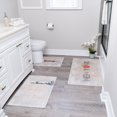 thumbnail image 1 of the US States Design 3 Piece Bathroom Rugs Set - Non-Slip Ultra Thin Bath Rugs for Bathroom Floor - Washable Cotton Bathroom Mats Set, 1 of 8