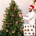 thumbnail image 1 of 12PCS Xmas Decorations - Christmas Room Decorations, Christmas Tree Ornament Pendant Party Supplies Tree Hanging Plastic Ball, 1 of 4