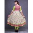 thumbnail image 4 of Bimba Kurtis Indiennes pour Femmes Imprimées, Kurti Anarkali Ligne A, Robe Décontractée, 4 of 5