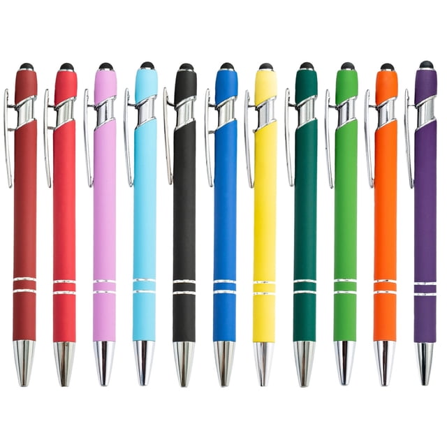 Clearance! Harpily Pen Stylus Pen for Screens Point Smooth Writing Pens Personalized Colorful Pens 1.0 Mm Journaling Pen Cute Pens for Women & Men Note Taking 1Ml R Multi-Color
