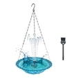 thumbnail image 1 of Btomtd 2025 Outdoor Garden Garden Floating Hanging Feeder Birdbath, Blue, 1 of 7