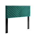 thumbnail image 1 of Modway Alyson Angular Channel Tufted Performance Velvet Full/Queen Headboard in Teal, 1 of 2