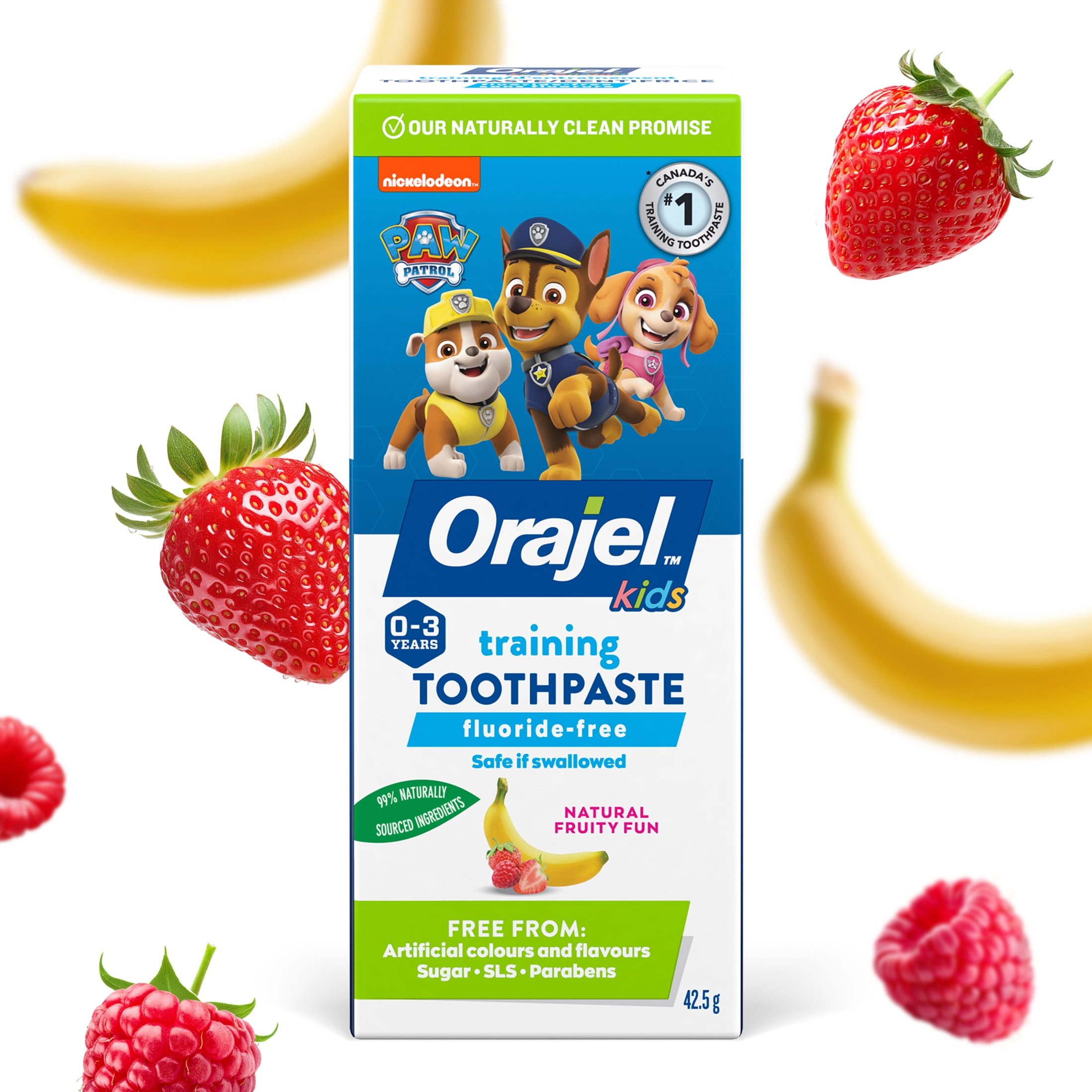 Dentifrice d’entraînement sans fluorure PAW Patrol Orajel Enfants