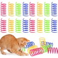 thumbnail image 2 of AMERTEER 16pcs Cat Spring Toys Colorful Durable Cat Coil Spiral Spring Cat Toy Interactive Cat Toy BPA Free Plastic for Swatting  Biting  Hunting  and Active Healthy Play, 2 of 9