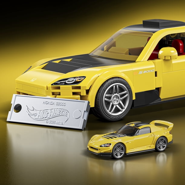 ミニカー HotWheels BRICK SHOP '07 HONDA S2000 Mattel Brick Shop Hot Wheels '07 Honda S2000 Building Toy Kit (257