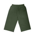 thumbnail image 1 of Dealovy Cotton Linen Shorts for Women High Waisted Drawstring Lightweight Knee Length Shorts with Pockets, 1 of 5