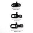 thumbnail image 2 of ruzhgo 10PCS Alliage U en Forme de Boucle d'Anse avec 4 Trous pour Boucles Réglables pour Bracelets de Survie, 2 of 6