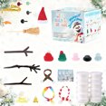 thumbnail image 4 of Hearth & Gear Snowman Craft For Kids DIY Holiday Art Project Winter Activity With For Children Making Diy Crafts for Kids Ages 8-12 Diy Crafts for Girls Diy Crafts for Adults Photography Diy Crafts, 4 of 6