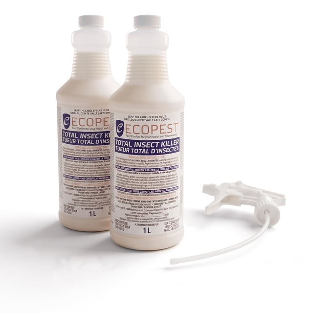 ECOPEST - Tueur d'Insectes TOTAL - 1 L x 2 Emballages