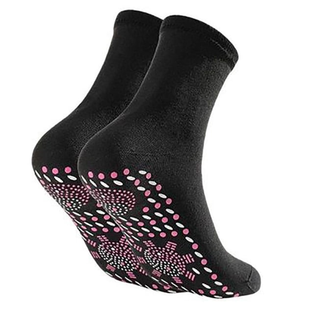 Heating Socks Hea lth Yoga Massage Socks Middle Tube Thickened Foot Warm