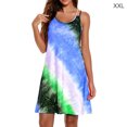thumbnail image 1 of Robe Femme 2 Bretelles Robe Sans Manches Gilet Aguichant Vêtement Robe Aguichant Imprimée, Bleu Ciel, TTG, 1 of 4