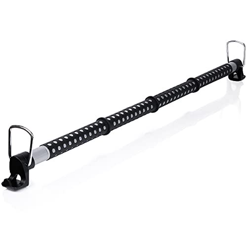 Car Clothes Hanger Bar- Zone Tech In-Car Expandable Clothes Bar - Classic Black Expandable Clothing Bar