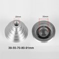 thumbnail image 2 of MYG Pagoda Pulley Wheel V Type Belt Set Transmission Wheel for Benchtop Drill Press, 2 of 9