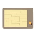 thumbnail image 1 of Triangle Puzzle Solving The Wooden Puzzle Irregular Shape Square Disappearing Triangle Triangulator Brain Teaser Game For And, 1 of 7