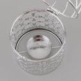 thumbnail image 3 of thinsony Electroplated Metal Birdcage Shape Tea Light Candle Holder A-Silver, 3 of 8