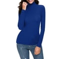 thumbnail image 3 of Chemise pour Femmes à Manches Courtes Décontractée Haut Stylé Chemise de Compression pour Femmes Chemises Chemise pour Femmes Superposition T-Shirts pour Femmes à Manches Longues T-Shirts de Compression pour Femmes à Manches Longues, 3 of 7