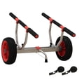 thumbnail image 1 of Soozier Kayak Cart with Adjustable Width and Large Wheels, Red, 1 of 9