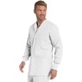 thumbnail image 2 of Landau Mens 5-Pocket, Classic Relaxed Fit, Crew Neck, Snap Front, Warm-up Scrub Jacket 7551, 2 of 8