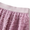 thumbnail image 3 of Birdeem Womens Solid Color Ruffled Mesh Skirt High Waist Prom Poached Skirt Half-Length Skirt, 3 of 7