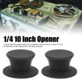 thumbnail image 3 of NAB Hub Adapter, 1 Pair 1/4 Inch NAB Hub Optical Shaft Adapter Black Rubber  For Reel To Reel Tape Recorder, 3 of 8