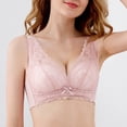 thumbnail image 4 of Harpily 2025 Bra Bra For Womens Underwire Bra Lace Floral Bra Unlined Unlined Plus Size Full Coverage Bra, 4 of 6