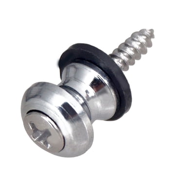 Sangle de Guitare Ukulélé Mandoline Bouton Verrous Vis Sécurisée Pièces Noir Or Argent