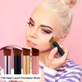 thumbnail image 3 of Make Up Foundation Brush Flat Angled Head Liquid Powder Cream Bru sh A2T4, 3 of 8
