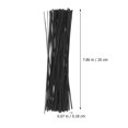 thumbnail image 3 of Miangastore Bread Ties Black 1000Pcs 7.86X0.07X0.04In, 3 of 8