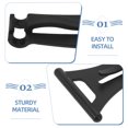 thumbnail image 3 of WRITWAA 5pcs RV Outdoor Accessories Black Plastic for Hanging Shoes and Hats, 3 of 8