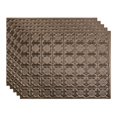 thumbnail image 1 of Fasade 18in x 24in Traditional Style 6 Argent Bronze Backsplash Panel 5 Pack, 1 of 2