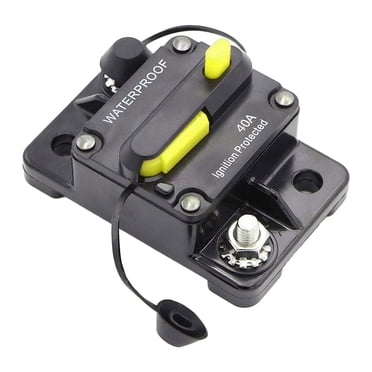 Disjoncteur 30-300 A pour Voiture, Marine, Traîne, Moteurs, Bateau, VTT, Alimentation Manuelle 40 A