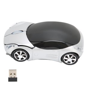 Souris sans fil de voiture, 2,4GHz Souris de jeu sans fil sans fil avec souris truquée et dure