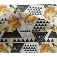 thumbnail image 4 of oneOone Viscose Chiffon Yellow Fabric Triangle Sewing Craft Projects Fabric Prints By Yard 42 Inch Wide, 4 of 4