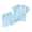 Light Blue, variant on Kid Boys Girls Solid Pyjamas Children Sleepwear Clothes Kids Pajamas Cotton Nightwear Baby Pajamas Sets Toddler Clothing Suits