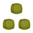 thumbnail image 3 of kurtrusly Chair Cover Slipcover Stretch Seat Computer Protection Set Anti-Dirty Thicken Solid Home Wedding Universal Decoration Yellow/Seat Mat 3Set, 3 of 6