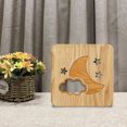 thumbnail image 2 of Moon Cloud LED Night Light 3D Wooden Luminaire Creative Bedside USB Decorative Atmosphere Lamp Table Light - FS-T2246, 2 of 5