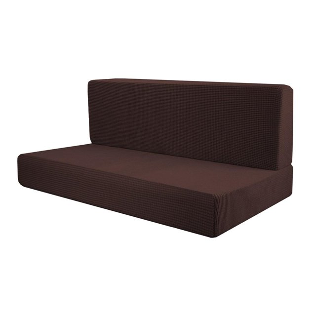 2024 Housses de Siège de VR 4x Housses de Coussin de Caravane Remplacement Élastique Housse de Coussin de Siège de Sofa Doux Housses de Siège de Dinette de VR pour Remorques Brun Foncé
