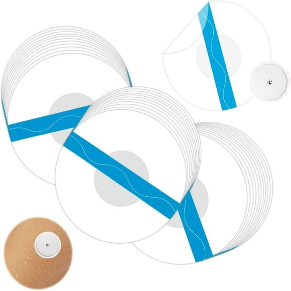 EIGTHTAIL 55 Pack Waterproof Transparent freestyle libre 2 Adhesive Patches for sports & swimming Transparent Sensor Covers for Libre 2 Continuous Protectionfor 10-14 Days