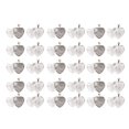 thumbnail image 1 of 60Pcs Metal Alloy Pendant Setting, 2 Silver Colors Pendant Trays, for Jewelry Making DIY Enthusiast, 1 of 8