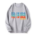 thumbnail image 1 of 50 % de Rabais Liquidation Chandail en Molleton Surdimensionné pour Femmes 2023 Mode Femme Imprimé Col Rond Manches Longues Chandails en Molleton Sans Capuche T-Shirt Hauts Amples Blouse, 1 of 2