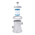 thumbnail image 1 of Cartridge Pool Filters Pump Electric Filter Pump Set 300 Gallon Removable Filter Element Circulating Pump Kits Above Ground for Swimming Pool, 1 of 8