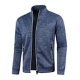 thumbnail image 1 of Men's Track Jackets Lightweight Full Zip Tops Casual Slim Fit Coat Workout Running Athletic Active Jacket With Pockets, 1 of 4