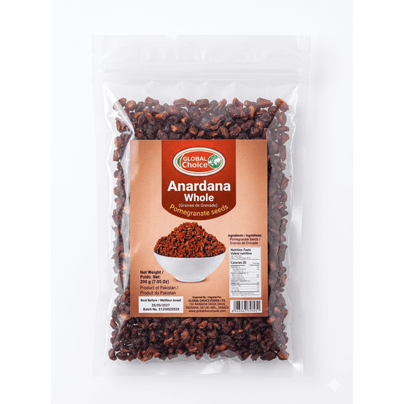 Global Choice Whole Pomegranate Seeds Anardana 200g