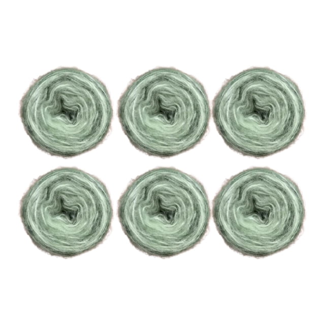 HILABEE 6x Gradient Color Yarn Handmade Crochet Starter Kit for Crochet Gloves Shawl G