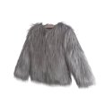 thumbnail image 1 of RXIRUCGD Manteau à Manches Longues pour Enfants à Col Rond Couche de Base à Manches Longues en Cuir Fourrure Artificielle ( Gris, Taille : 100 ), 1 of 2