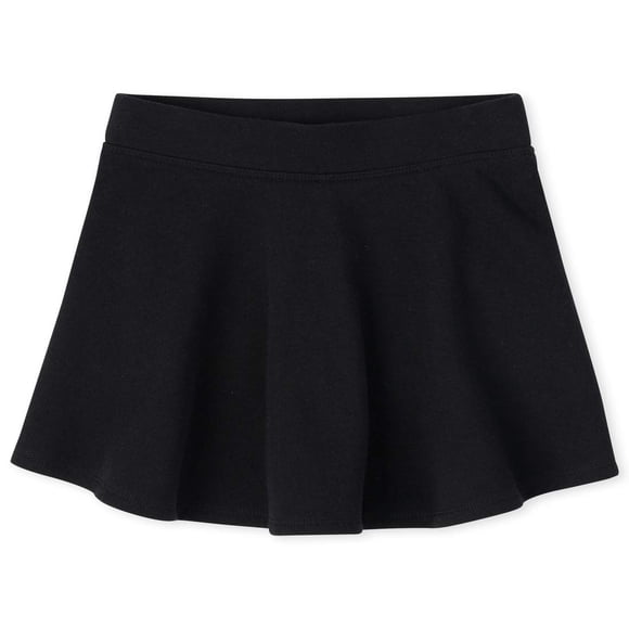 The Children's Place Girls' Uniform Active French Terry Skort Black XXL (16)