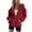 Red, variant on Pisexur Women's Zip Up Hoodies Casual Lightweight Loose Thin Top Long Sleeve Hooded Sweatshirts Fall Track Jacket with Pocket