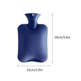 thumbnail image 2 of Hot Water Bottle with Cover 1L Hot Water Bottle Injection Female Hot Compress Warm Belly Warm Water Bag with Water Warm Hand Treasure Water Warm Hand Bag Hot and Cold Water Bottle, 2 of 3