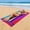 Multicolor02, variant on Deeceymbur Beach Towel Oversized Striped Quick Dry Polyester Pool Swimming Travel Outdoor Bath Spa Lounge Camping Sunbathing Adult Soft Sand Shake Off